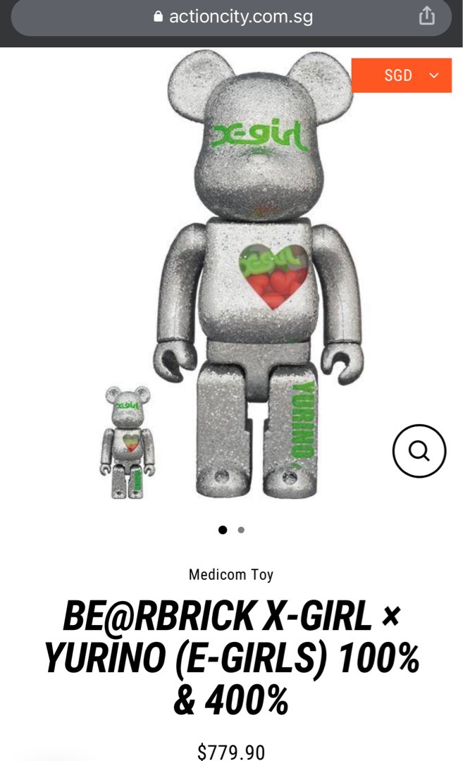 BE@RBRICK X GIRL * YURINO, Hobbies & Toys, Toys & Games on Carousell