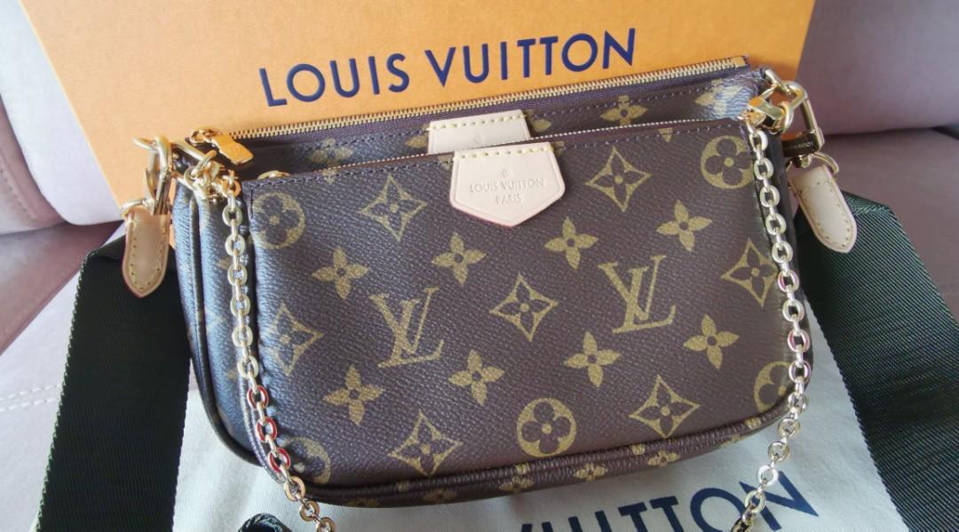 Louis Vuitton, Accessories, Louis Vuitton Jacquard Khaki Bandoulier Adjustable  Strap Brand New