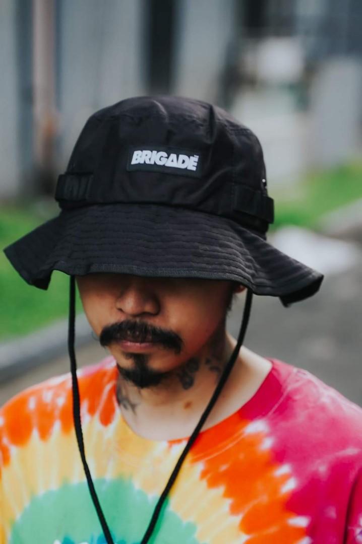 Brigade Clothing Stealth Bucket Hat, Men's Fashion, Watches