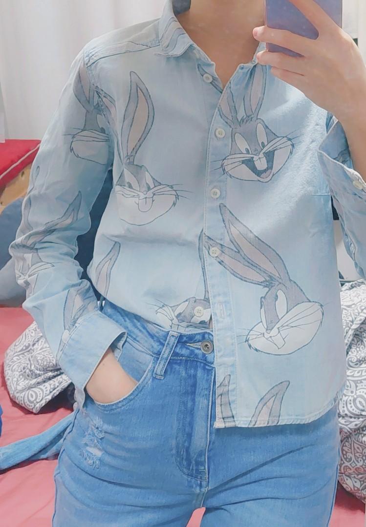 Bugs bunny shop denim shirt