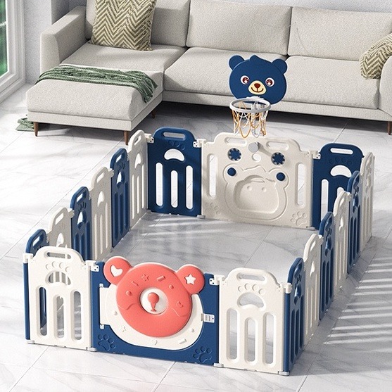 Candy Bear Design Baby Safety Play Yard Foldable Playpen Playground ...