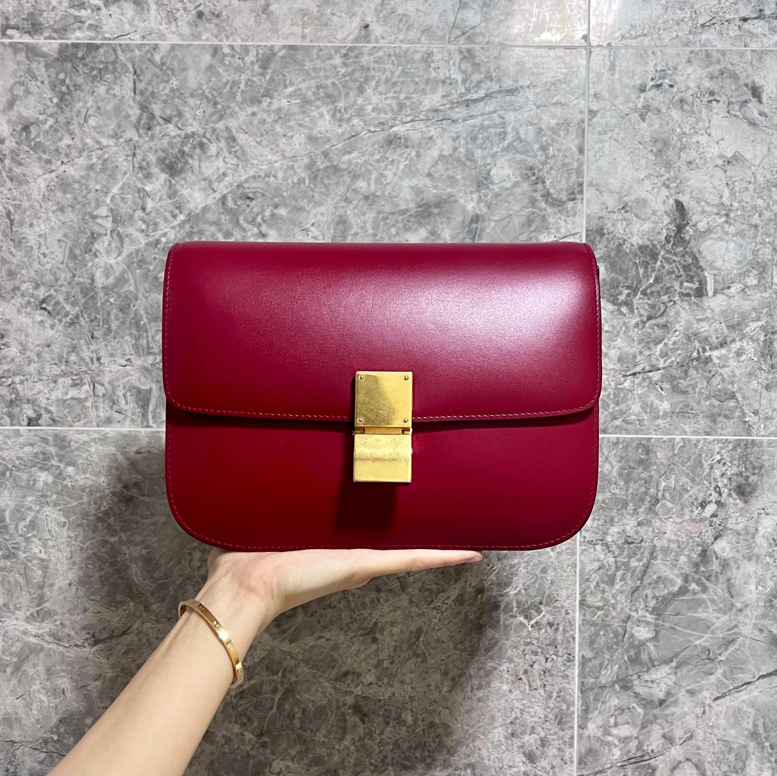 New celine mini small box bag, Luxury, Bags & Wallets on Carousell