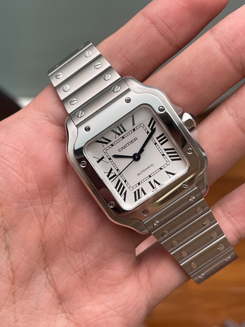 Cartier santos sale scratch magnet