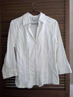 Classic White Collared Shirt