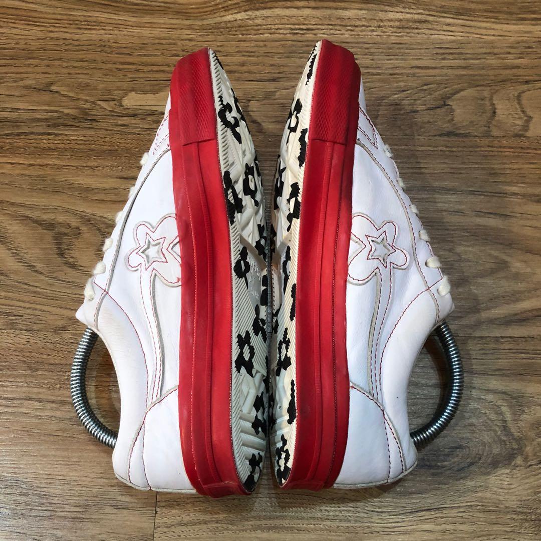 Golf le top fleur converse red