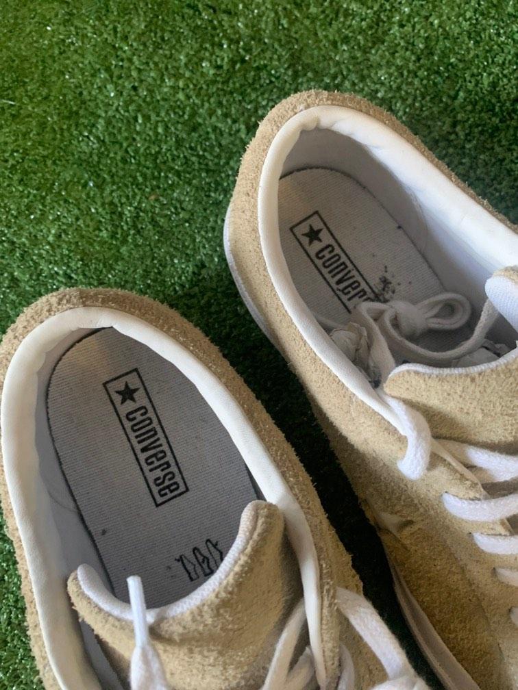 Converse one cheap star khaki suede