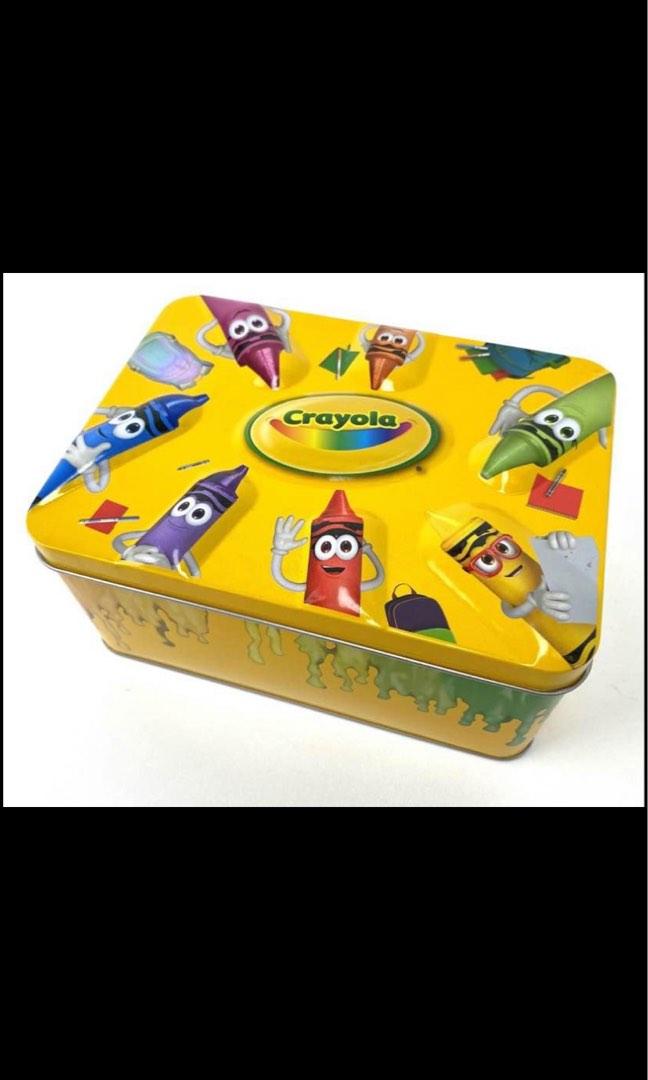 Crayola tin can store
