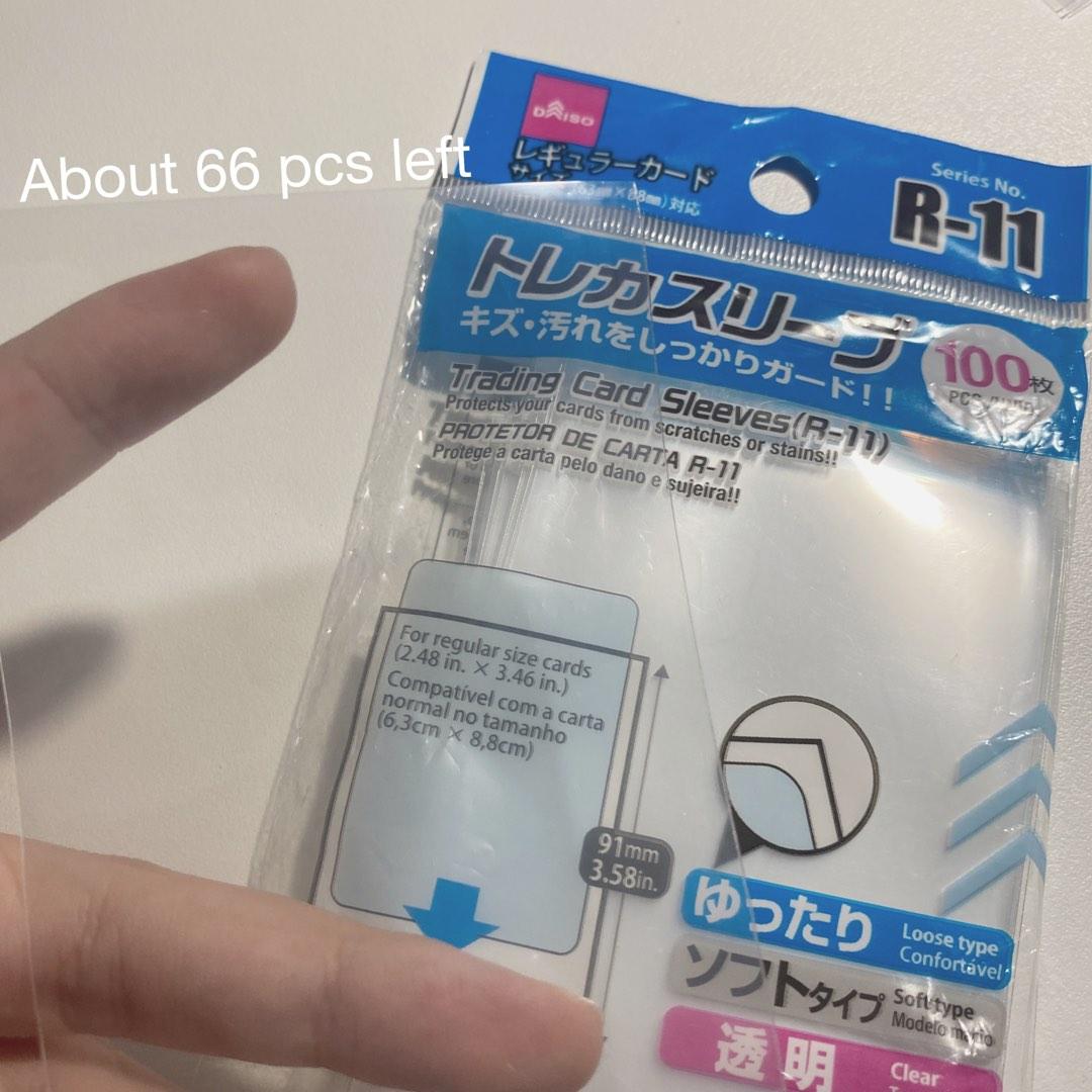 Daiso Trading Card Sleeves, Hobbies & Toys, Stationery & Craft, Other