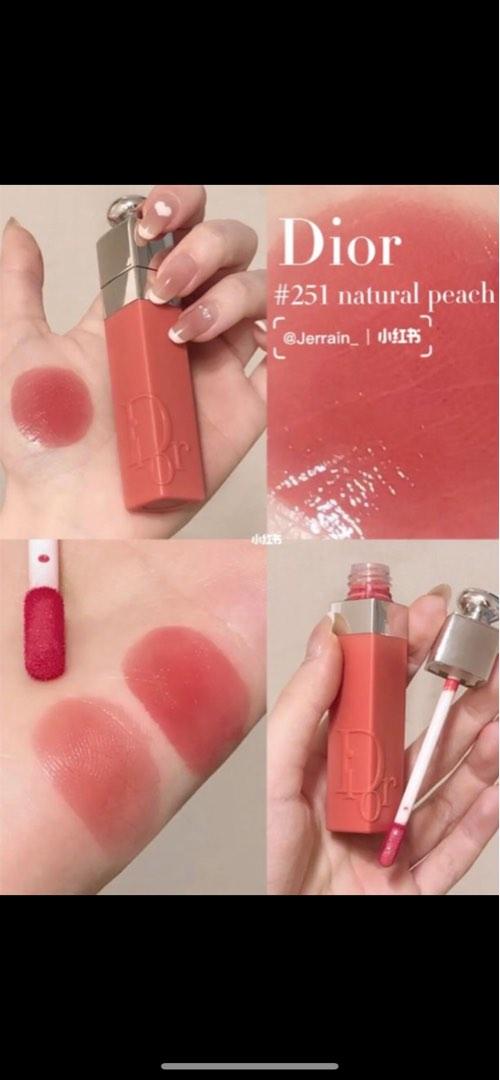 Dior lip tint 251 natural peach, Beauty & Personal Care, Face, Makeup