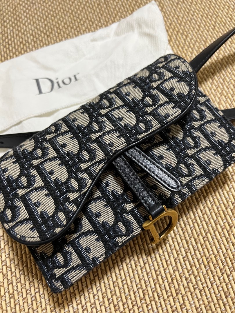 Dior SADDLE BELT POUCH, Luxury, Bags & Wallets on Carousell