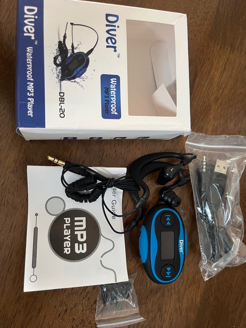 Diver waterproof MP3 player, Audio, Earphones on Carousell