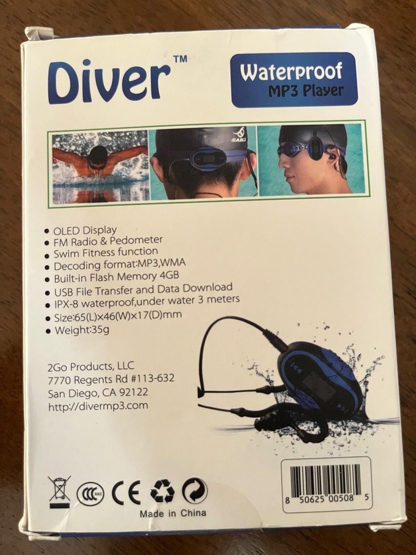 Diver waterproof MP3 player, Audio, Earphones on Carousell