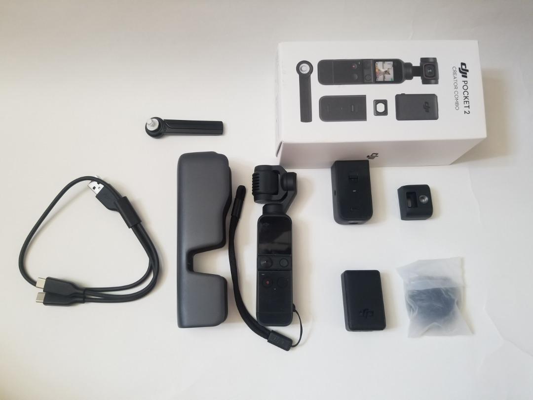DJI pocket 2 creator 黑色，齊所有配件，行貨，2022-08 購買，保養至 