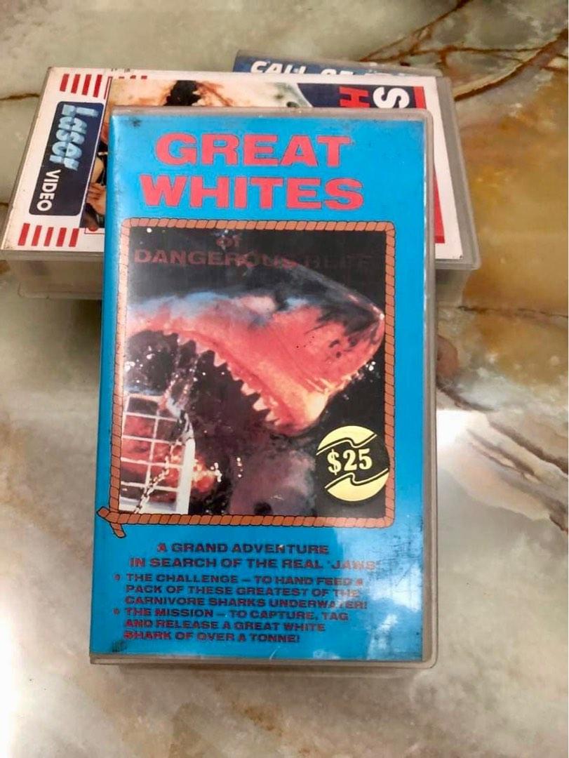 Each VHS Tapes Sharks Predator Documentary Video Cassette Tape, Hobbies