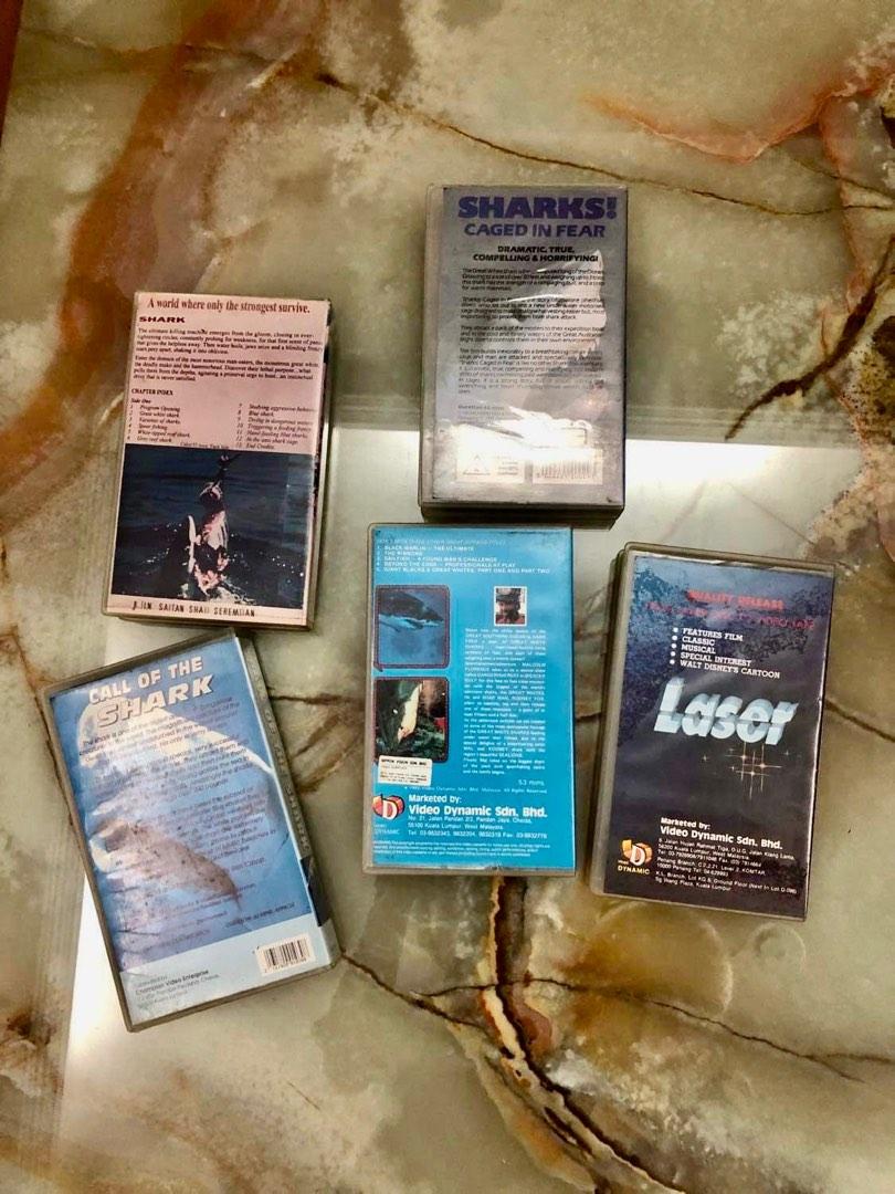 Each VHS Tapes Sharks Predator Documentary Video Cassette Tape, Hobbies