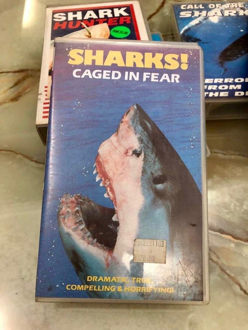 Each VHS Tapes Sharks Predator Documentary Video Cassette Tape, Hobbies