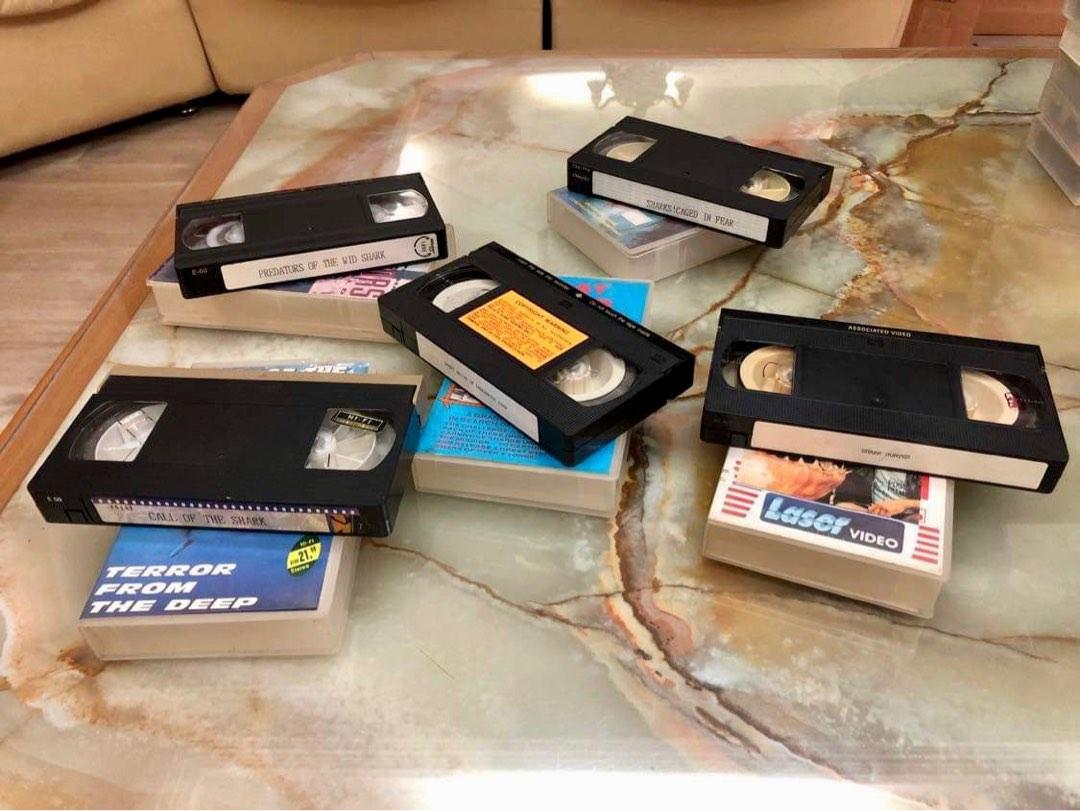 Each VHS Tapes Sharks Predator Documentary Video Cassette Tape, Hobbies