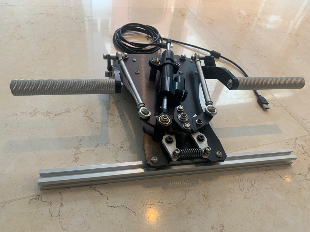 DIY Rudder Pedals for Flight Simulator 