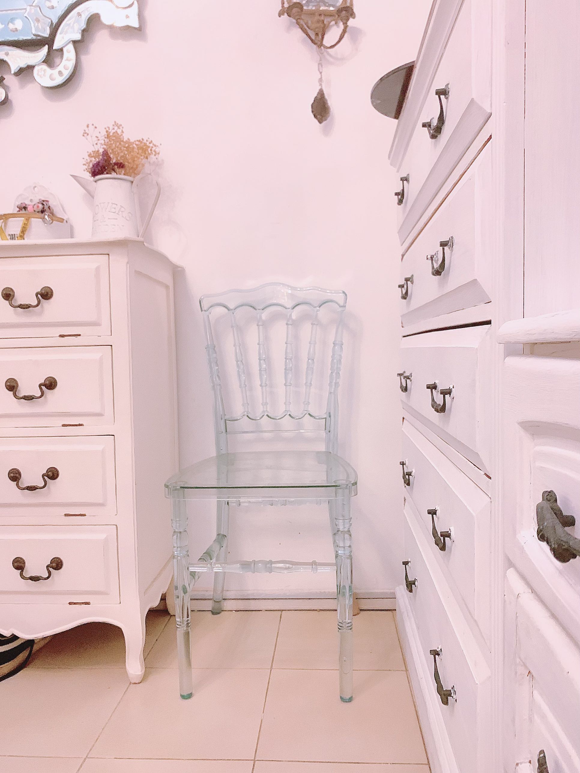 French ghost chairs, Furniture & Home Living, Furniture, Chairs on