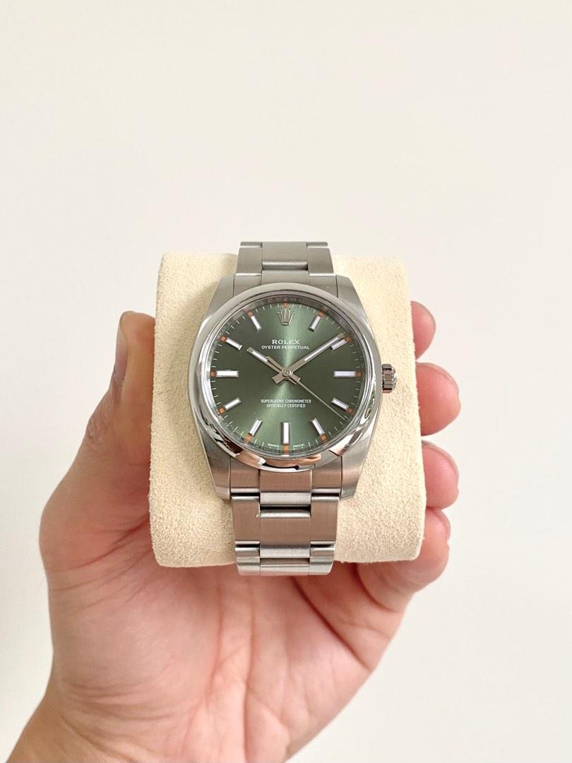 Rolex op deals 34 green