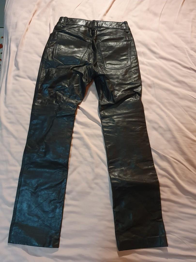 GAP Bootcut 100% leather jeans Women's Size 1