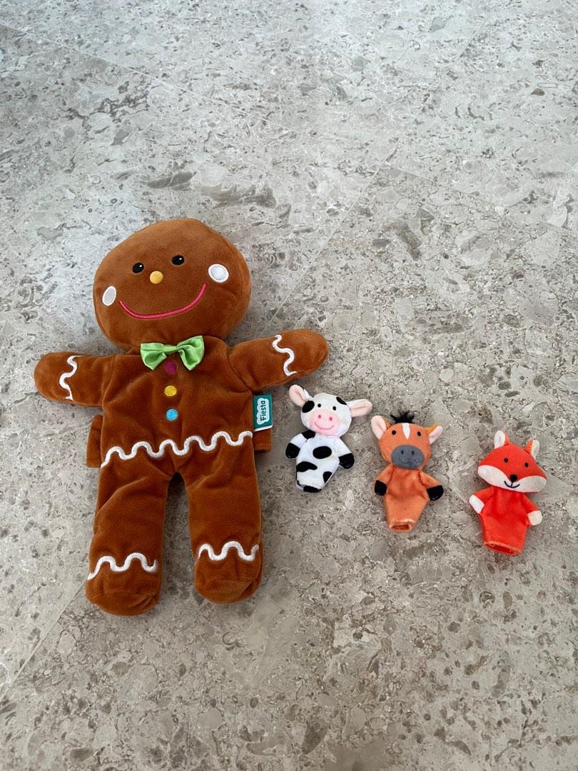Gingerbread man hand puppet, Hobbies & Toys, Toys & Games on Carousell