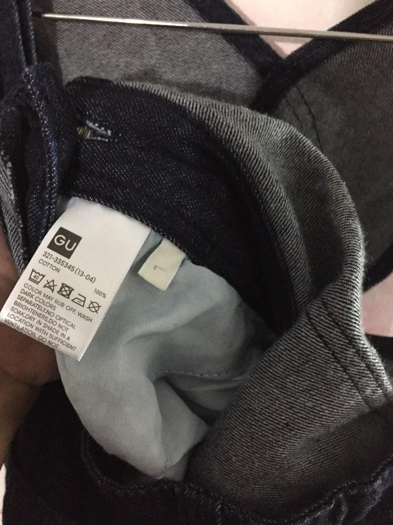 GU UNIQLO Denim Straight Overalls, Women's Fashion, Dresses & Sets