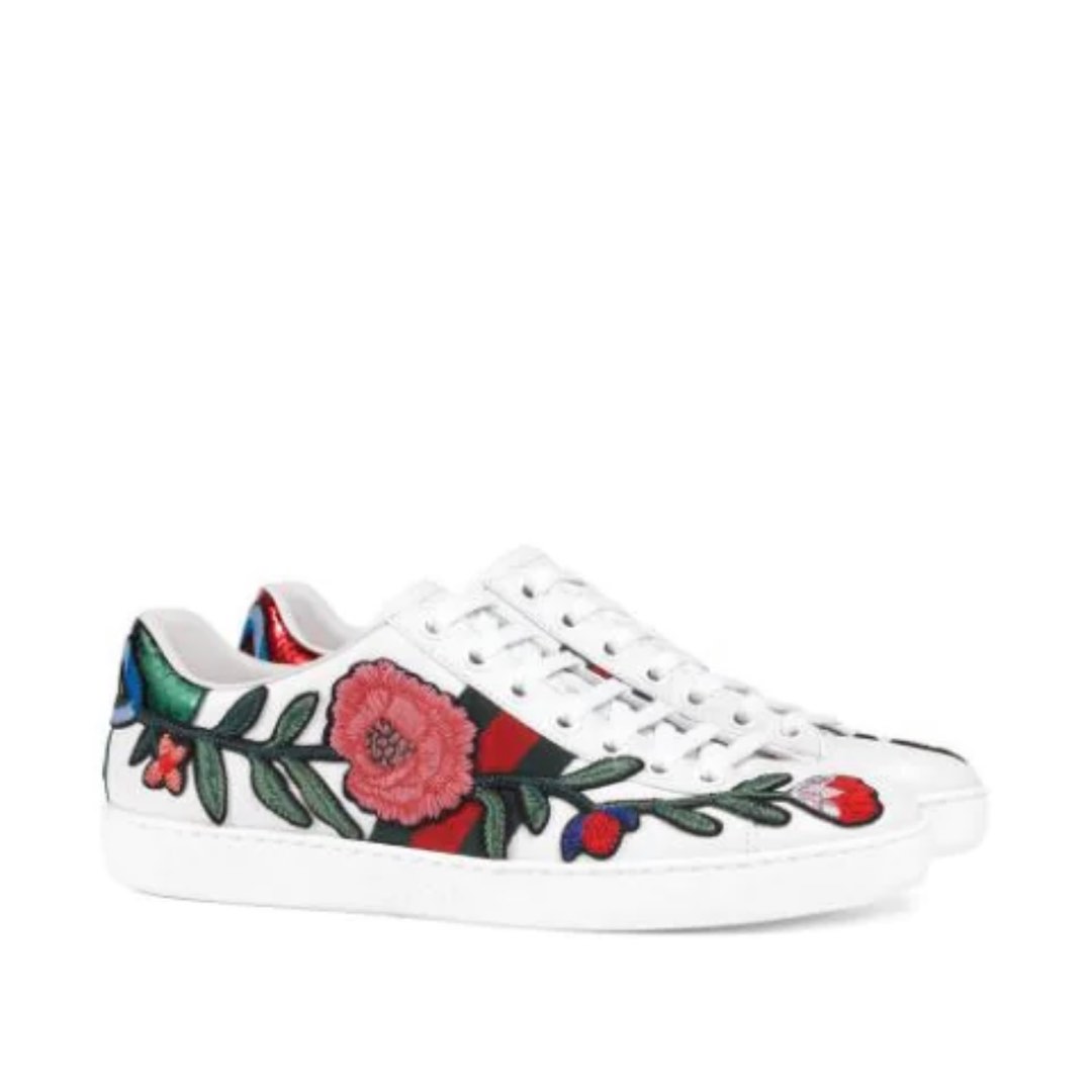 Gucci loafers flower hotsell