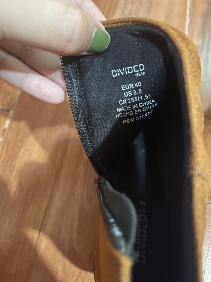 H M brown boots Women s Fashion Footwear Boots on Carousell