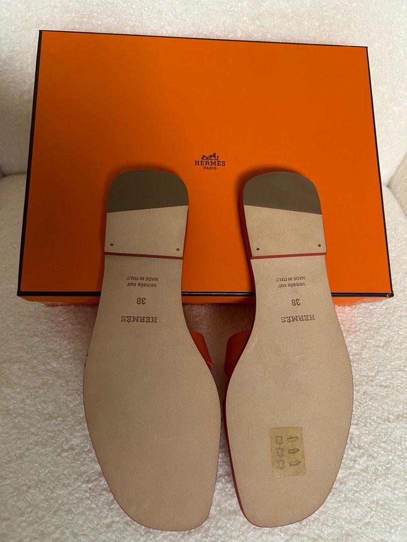 Hermes Oran Size 38, Women's Fashion, Footwear, Flats & Sandals on