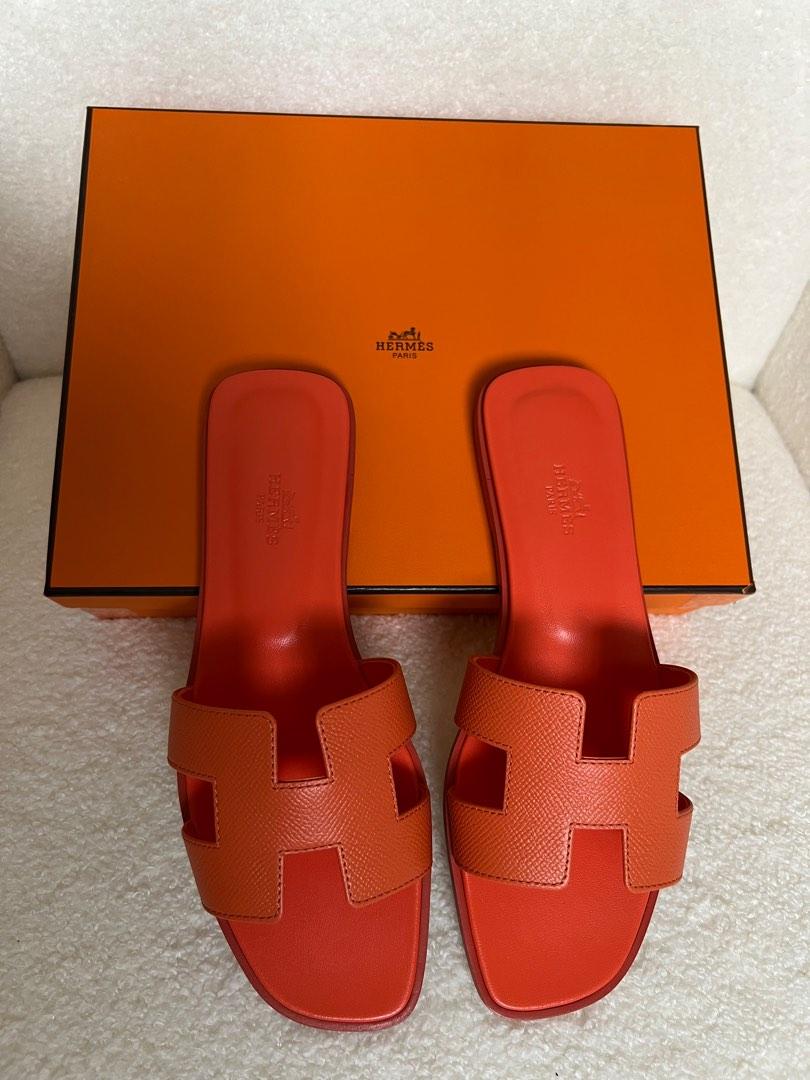 Hermes Oran Size 38, Women's Fashion, Footwear, Flats & Sandals on