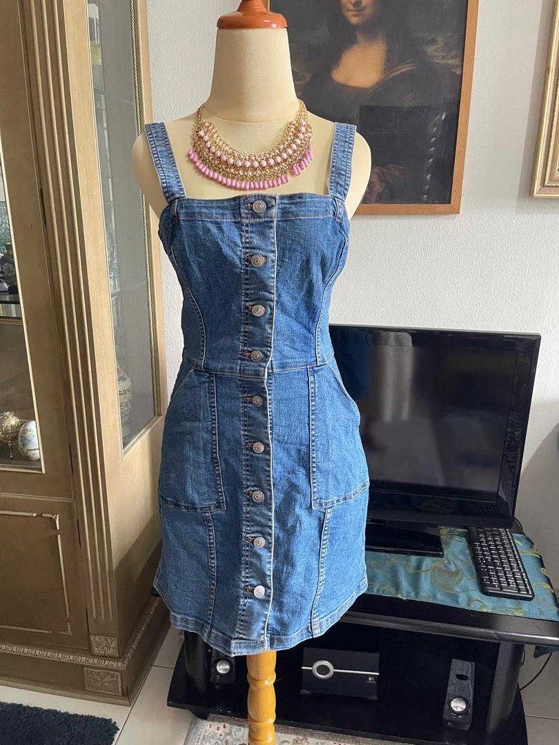 H&m jeans dress hot sale