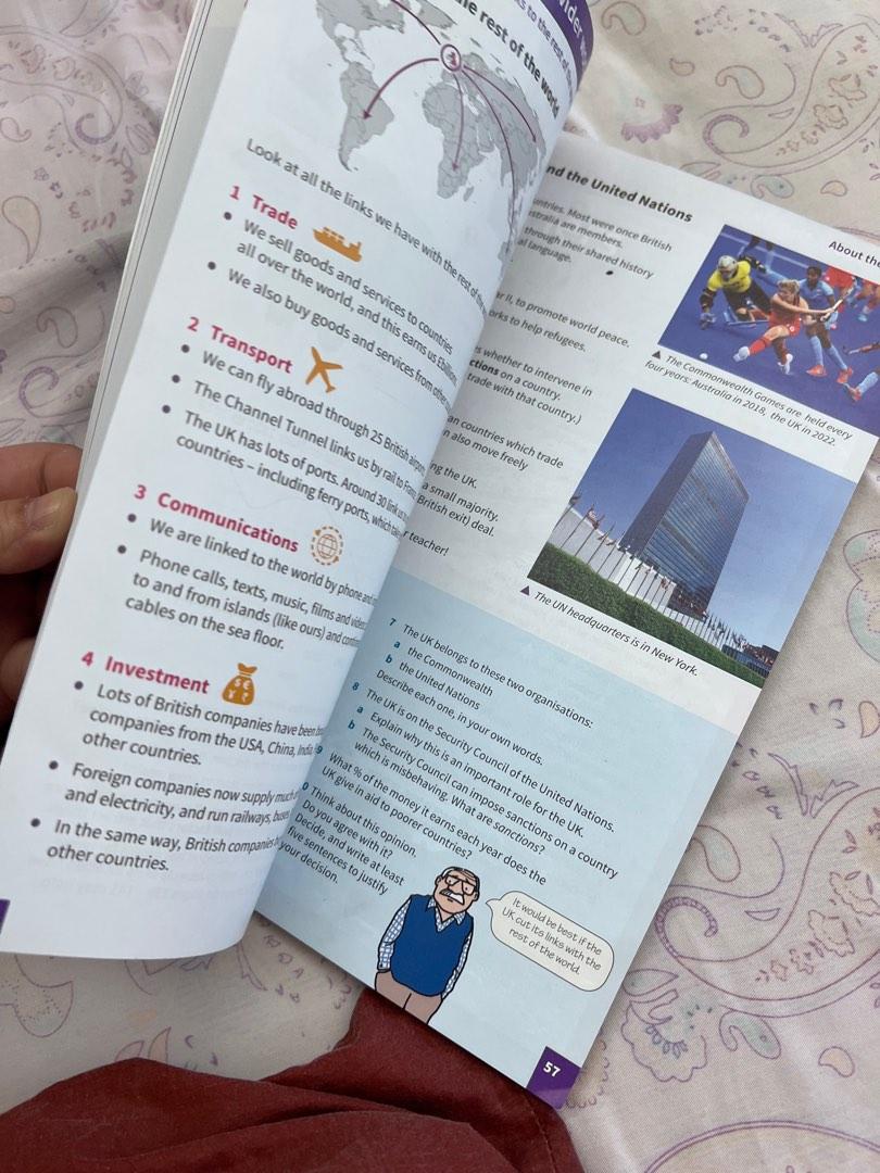 IGCSE year 7 GEOGRAPHY Oxford Geog.1 Student Book 5th Edition, Hobbies