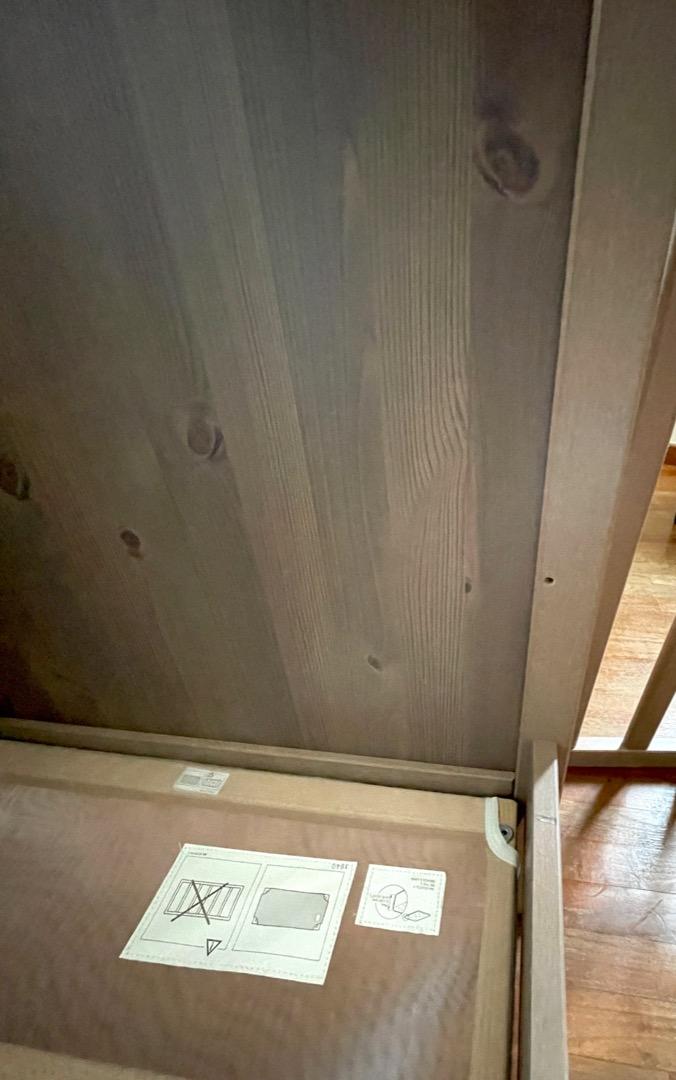 IKEA BABY COT + MATTRESS + RAIL GUARD + PROTECTOR + FITTET SHEET 70