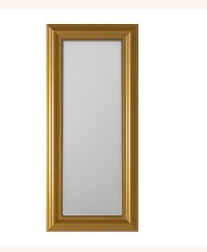 IKEA gold full length mirror, Furniture & Home Living, Home Decor, Mirrors on Carousell