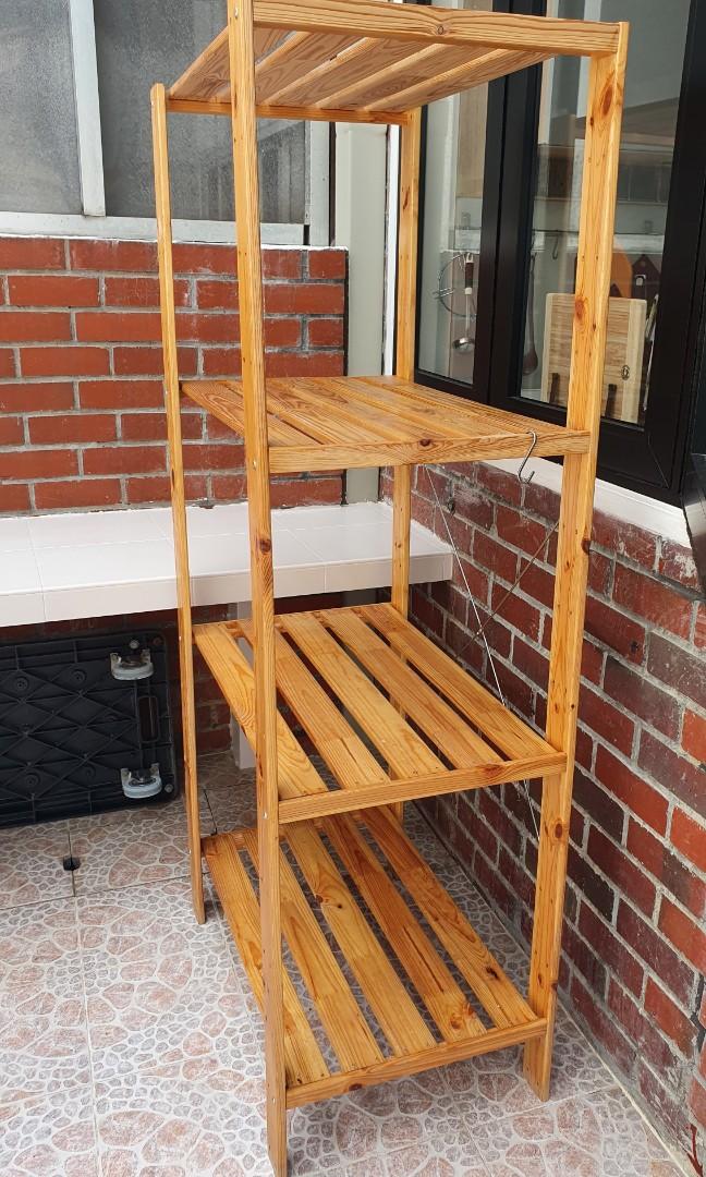 IKEA HEJNE Wooden Shelf, Furniture & Home Living, Furniture, Shelves