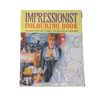 Impressionist Art Adult Coloring Book