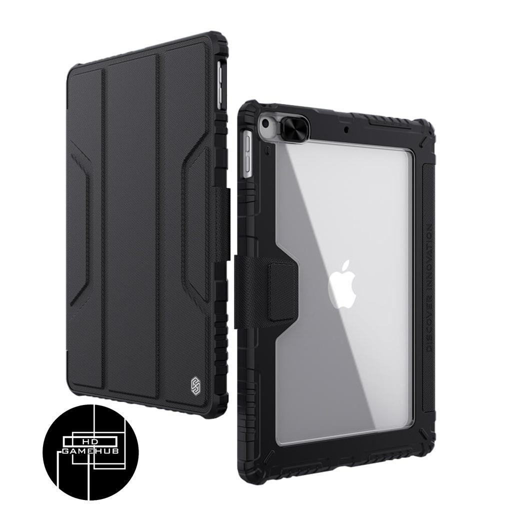 iPad 9th Gen / 8th Gen / 7th Gen NILLKIN Bumper Smart Case with Camera Shield (Category: Cases & Sleeves) located in Quezon City. Submitted by playamerica (Listing ID 1186714754, Image 1). Description: NILLKIN Bumper Smart Case with Camera Shield for iPad 7th/8th/9th Gen. 10.2" Made from TPU, PC, and PU material. Camera Shield easily slides to protect the camera when not in use. Geometric design molded by integral injection gives a subtle, yet el
