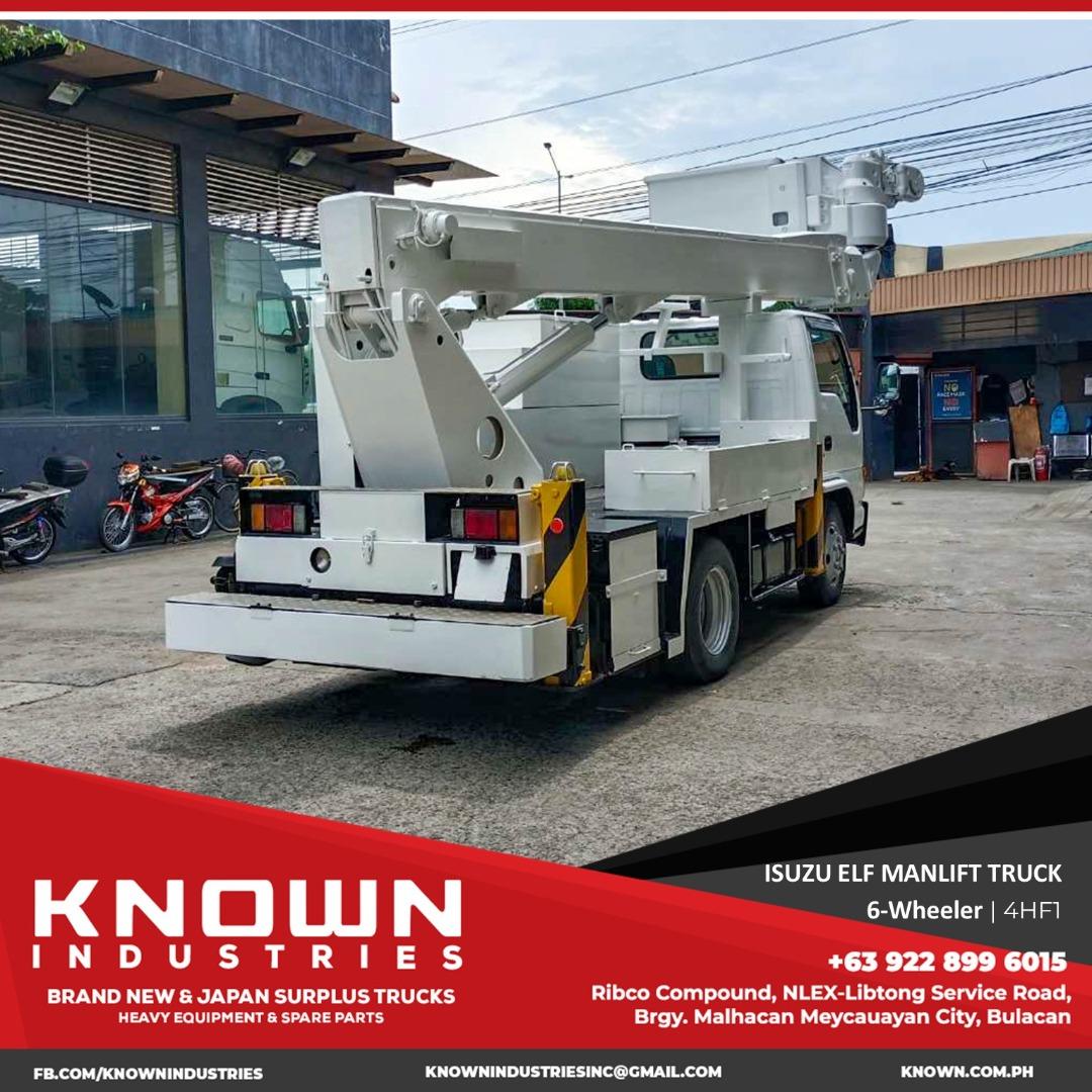 ISUZU ELF MANLIFT TRUCK, Special Vehicles, Heavy Vehicles on Carousell