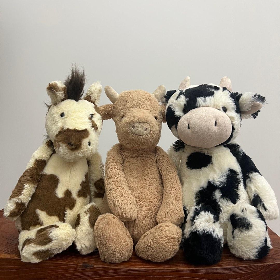Jellycat Bashful Pinto Pony Cow Calf