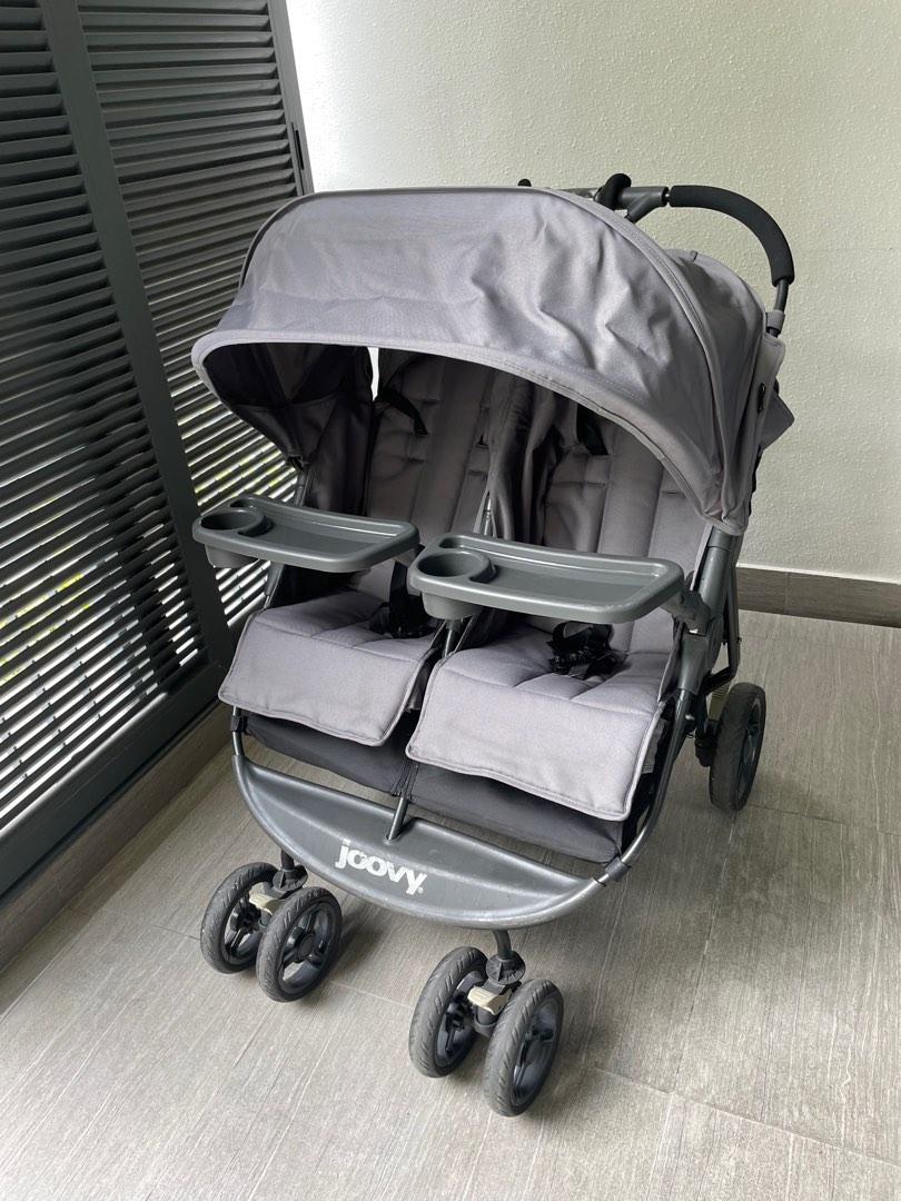Joovy double stroller, Babies & Kids, Going Out, Strollers on Carousell