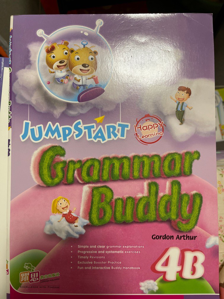 Jumpstart Grammar Buddy連Buddy Handbook[4B], 興趣及遊戲, 書本 & 文具, 書本及雜誌 補充