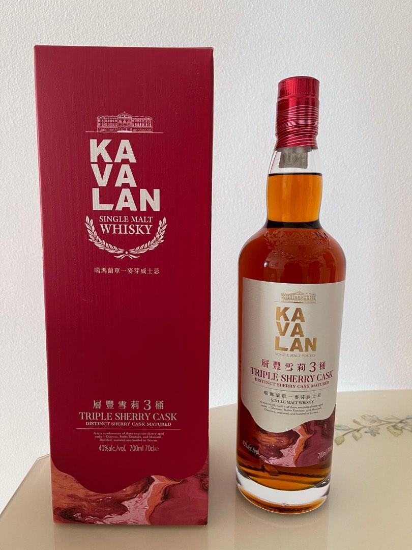 Kavalan Triple Sherry Cask (700ml ), Food & Drinks, Alcoholic Beverages ...