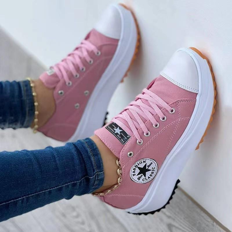 Korean Canvas High top sneakers, Women's Fashion, Footwear, Sneakers on