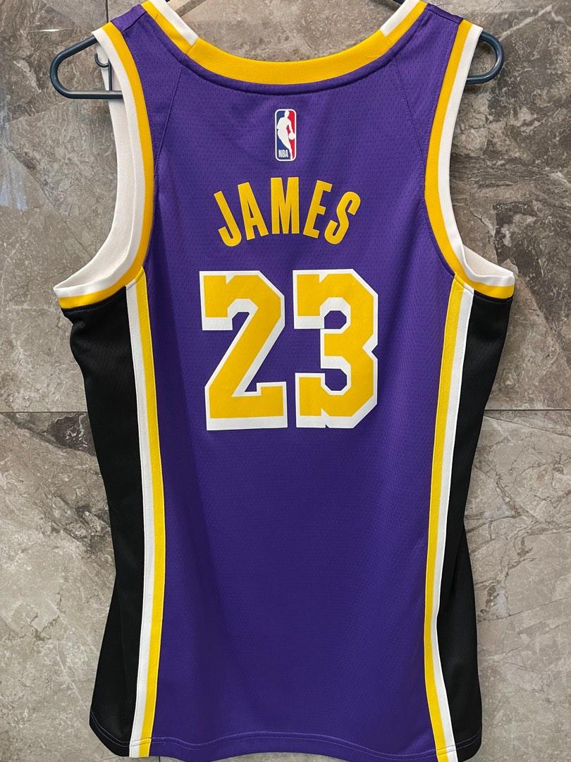 Nike Lakers #23 LeBron James NBA Swingman Jersey