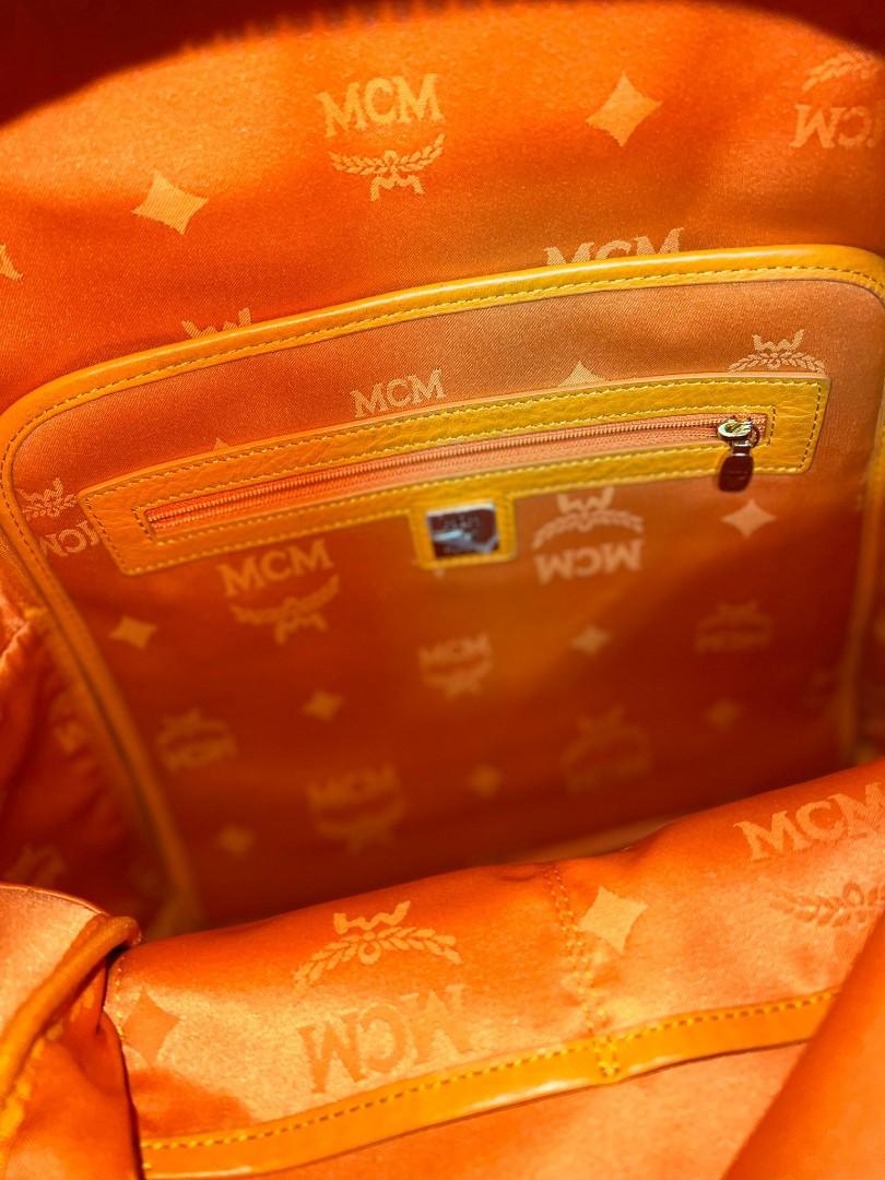 Large MCM studed bag, Luxury, Bags & Wallets on Carousell