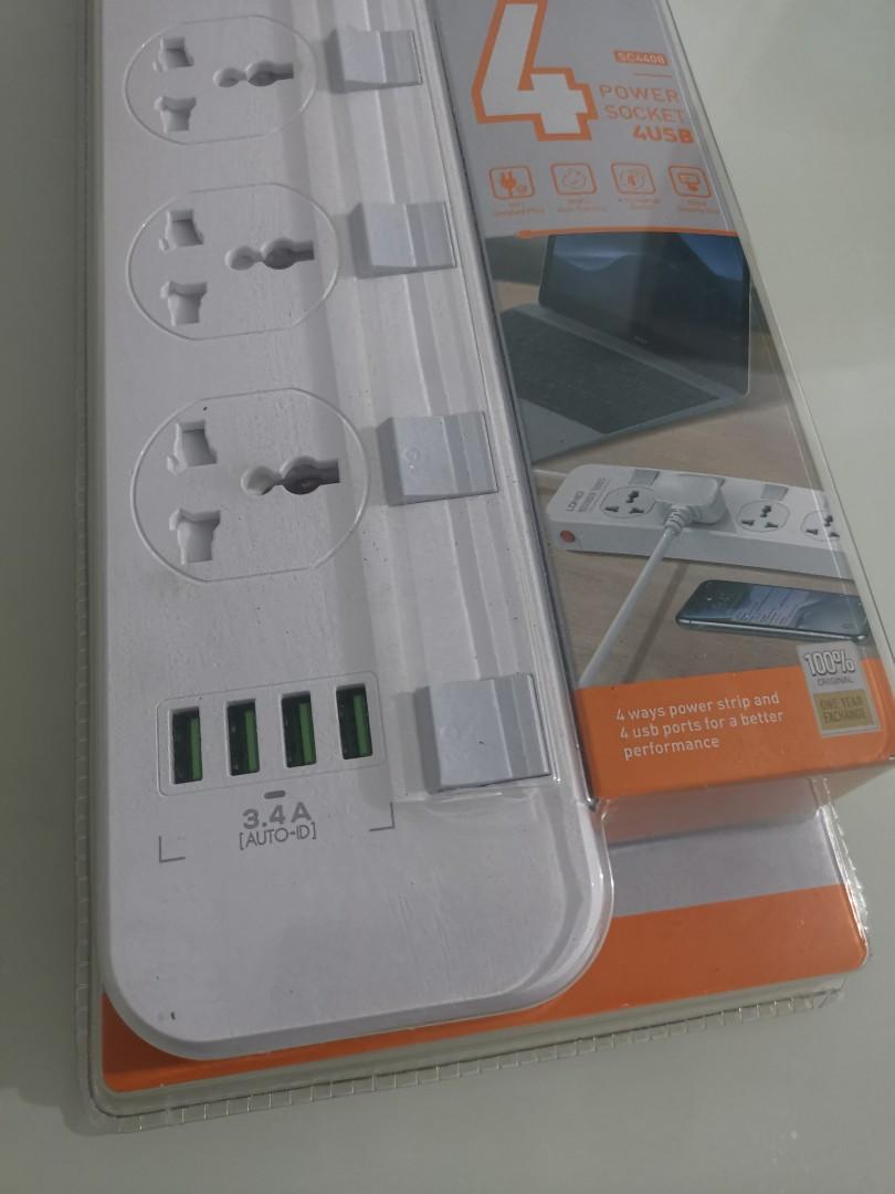 LDNIO SC5006 Defender Series 5 Universal Sockets with Individual Switch