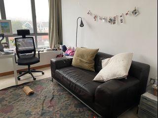 Leather sofa for 2 pax