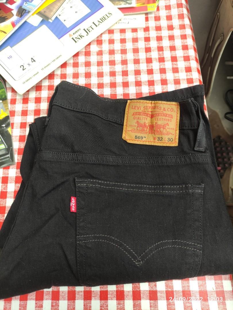 Levis 569 Jeans Schwarz W36 L32 624