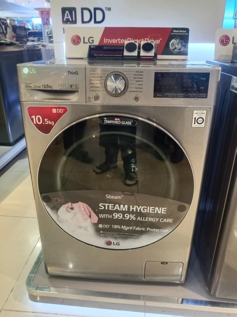 Lg Front Load Washing Machine Inverter, TV & Home Appliances, Washing